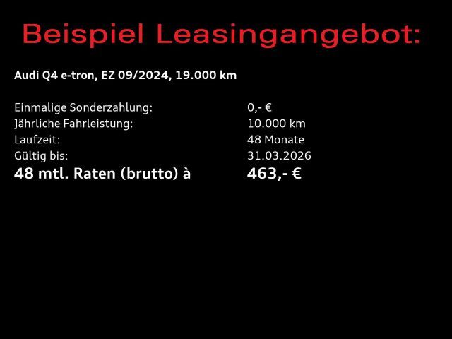 Audi Q4 e-tron 45 / Navi+, Standklima, LED, RFK, WP