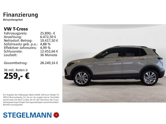 Volkswagen T-Cross 1.0 TSI DSG
