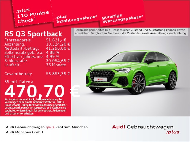 Audi RS Q3 Quattro S-Tronic Sportback