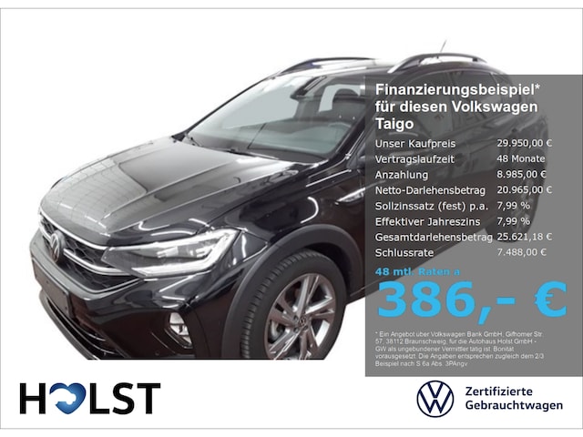 Volkswagen Taigo 1.5TSI DSG R-Line IQ.DRIVE RüFaKa ACC AHK