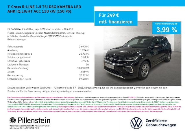 Volkswagen T-Cross 1.5 TSI DSG IQ.Drive R-Line