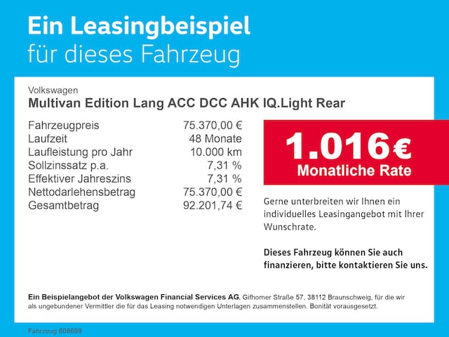 Volkswagen Multivan IQ.Drive Lang