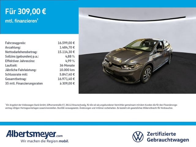 Volkswagen Polo 1.0 Fresh +KLIMA+LED+PARKPILOT