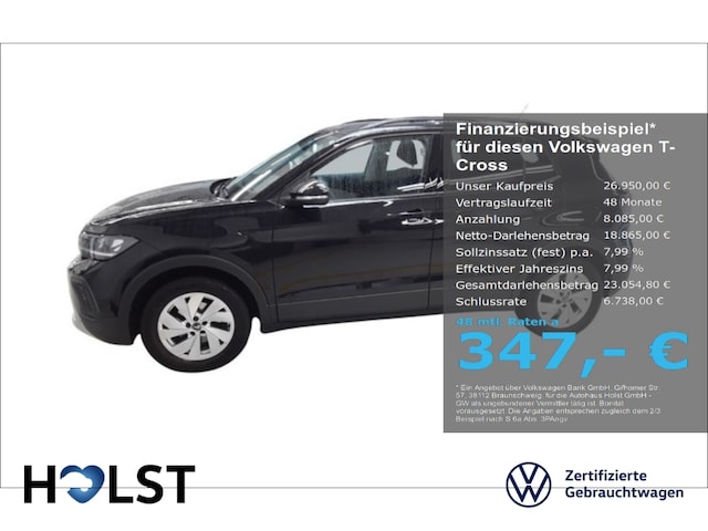 Volkswagen T-Cross 1.0 TSI DSG IQ.Drive Life