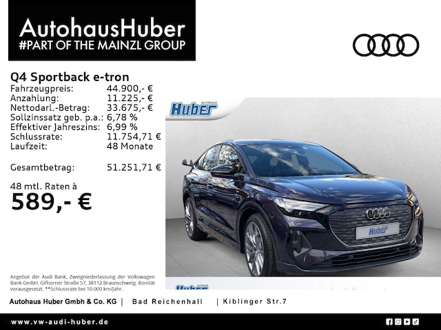 Audi Q4 e-tron Quattro Sportback