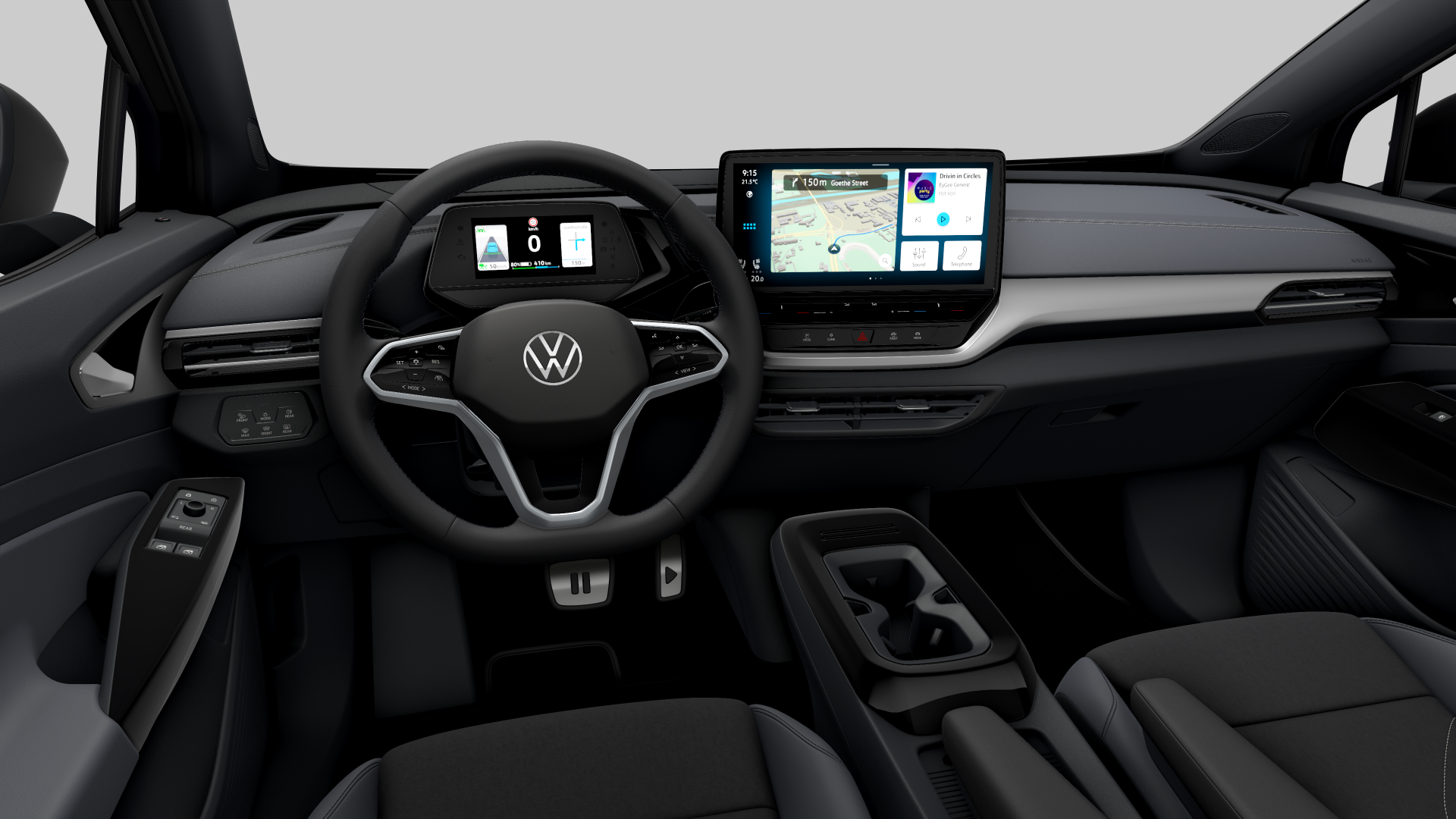 Volkswagen ID.5 Wärmepumpe AHK Matrix RearView Ambiente