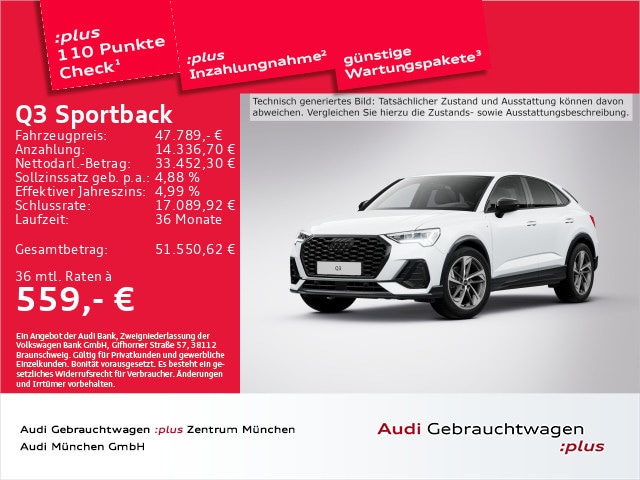 Audi Q3 35 TFSI S-Line S-Tronic Sportback