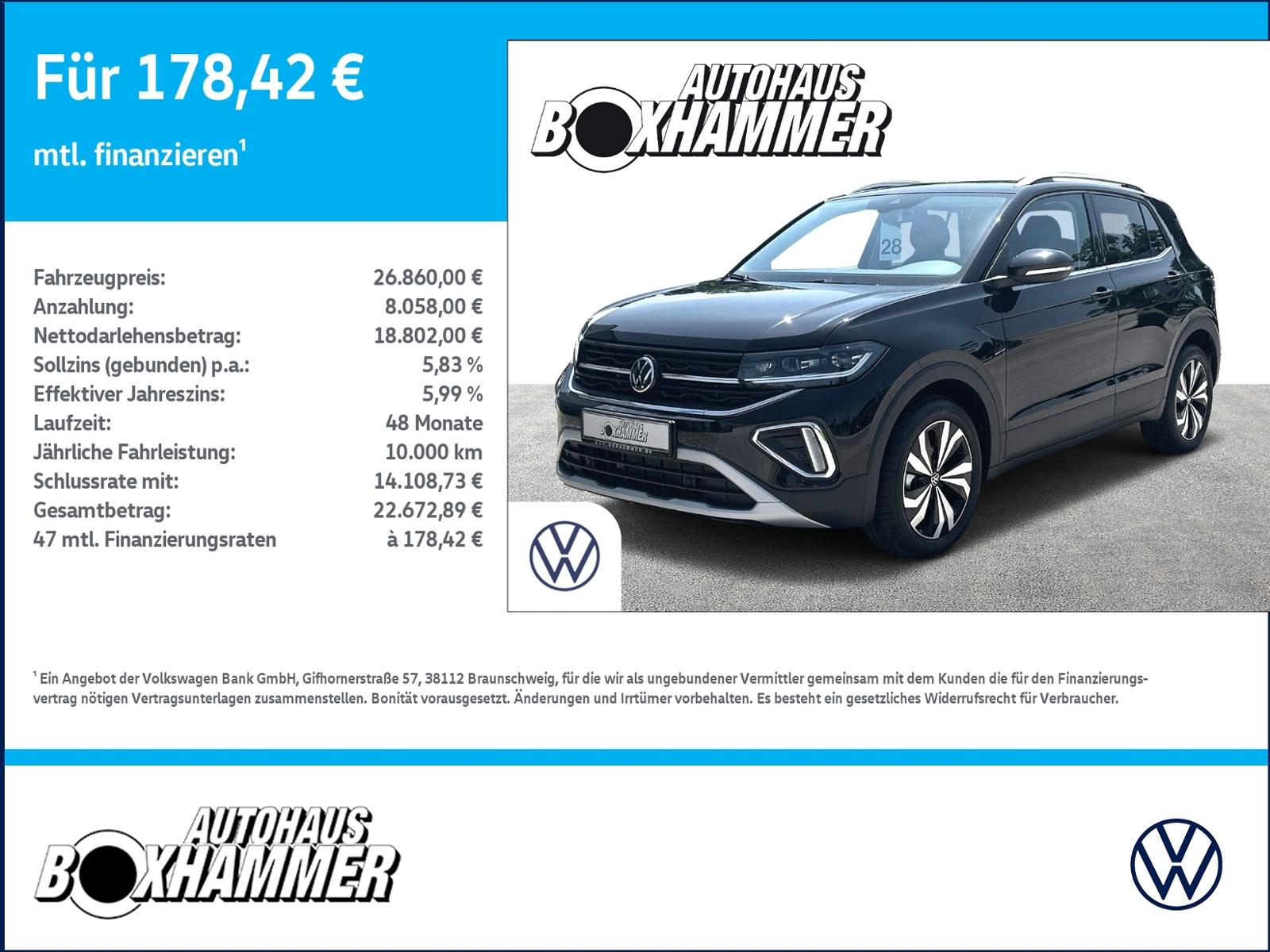 Volkswagen T-Cross 1.0 TSI DSG Style