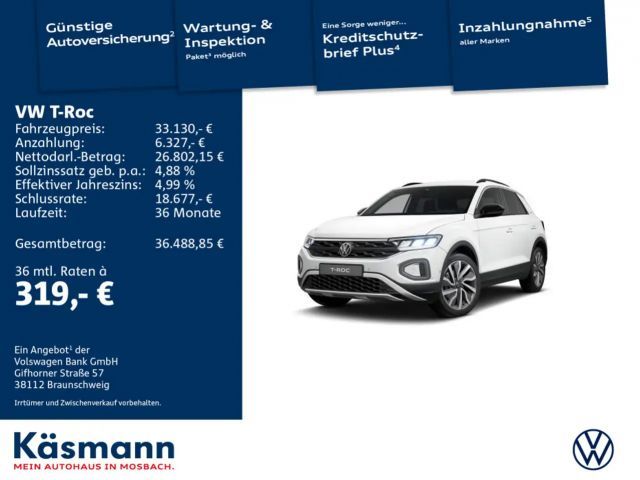 Volkswagen T-Roc Goal 1.5TSI AHK KAM LED KEYLESS