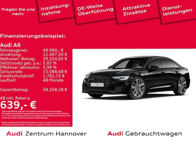 Audi A6 45 TFSI Quattro S-Line S-Tronic Sedan