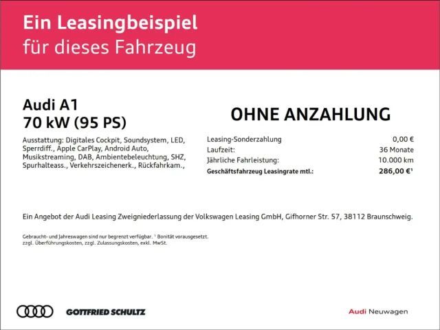 Audi A1 25 TFSI S-Line Sportback