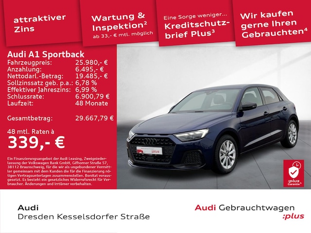 Audi A1 30 TFSI S-Tronic Sportback
