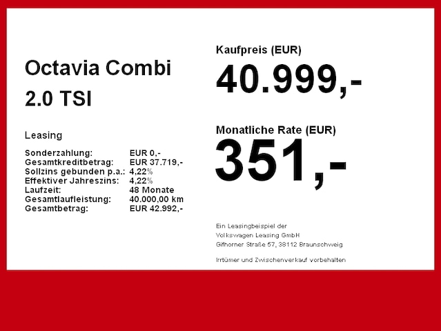 Skoda Octavia 2.0 TSI 4x4 Combi