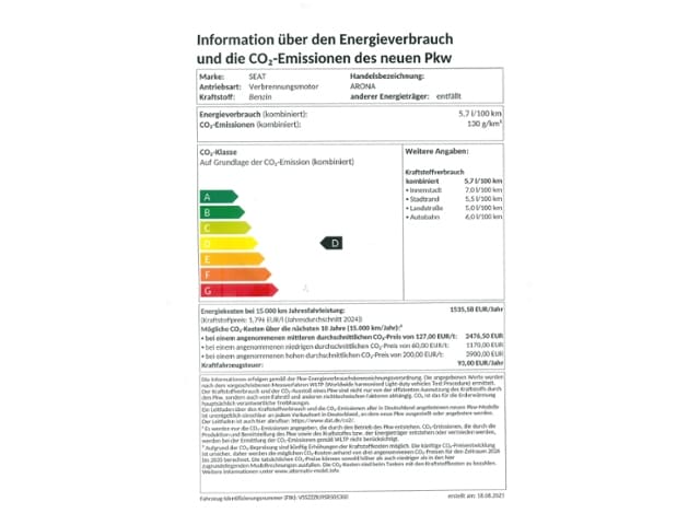 Seat Arona 1.0 TSI DSG FR-lijn