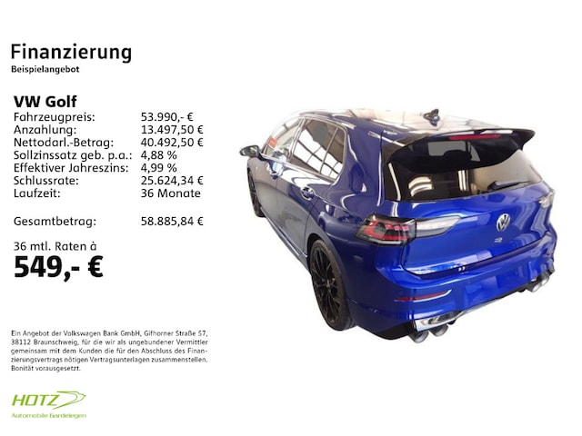 Volkswagen Golf 2.0 TSI DSG Golf VIII