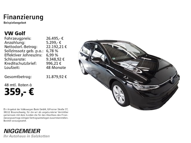 Volkswagen Golf Golf VIII Life