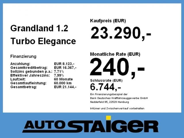 Opel Grandland X 1.2 Turbo Elegance Turbo