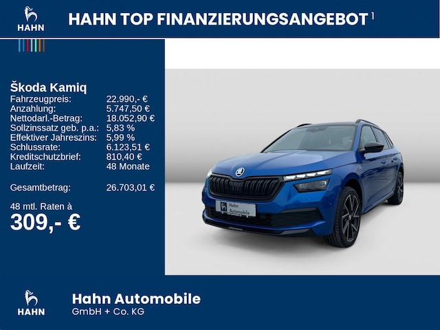 Skoda Kamiq 1.5 TSI Monte Carlo