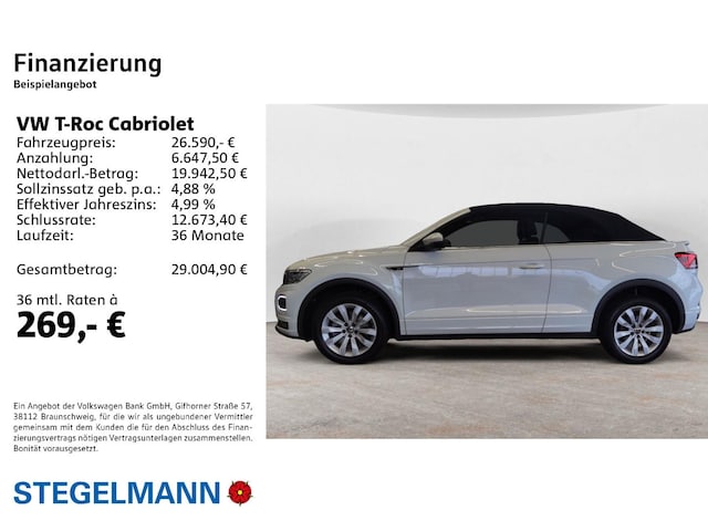 Volkswagen T-Roc 1.5 TSI Cabriolet DSG R-Line