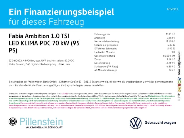 Skoda Fabia 1.0 TSI Ambition