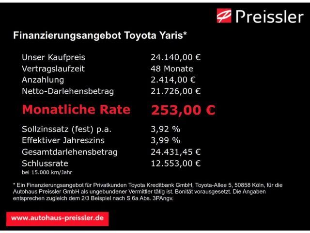 Toyota Yaris Comfort Hatchback Hybride