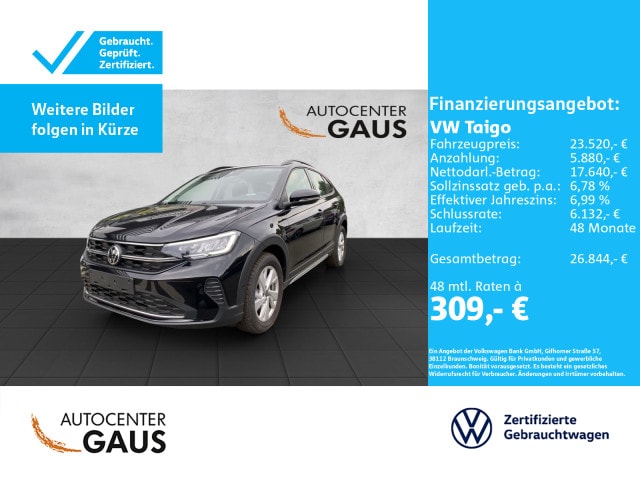 Volkswagen Taigo 1.0 TSI Life