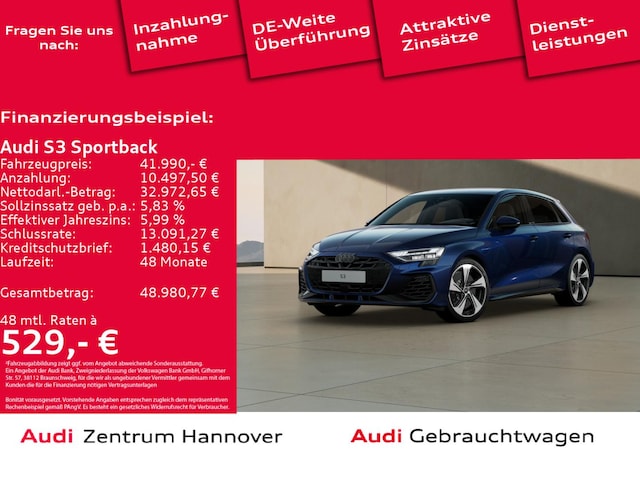 Audi S3 Quattro S-Tronic Sportback