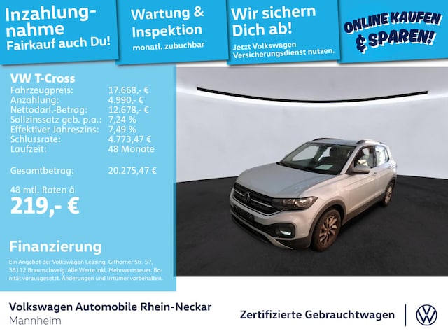 Volkswagen T-Cross 1.0 TSI DSG Life