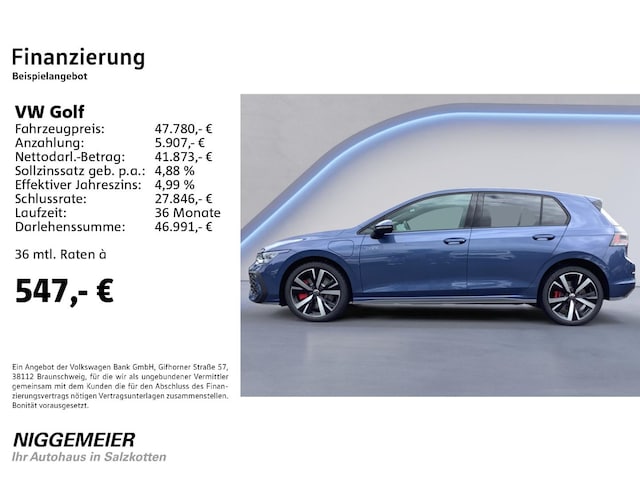 Volkswagen Golf DSG GTE Golf VIII