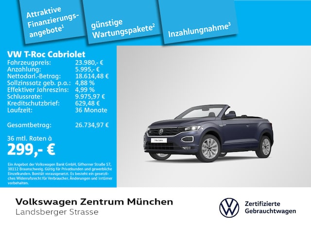 Volkswagen T-Roc 1.5 TSI Cabriolet DSG R-Line
