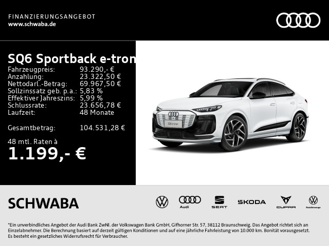 Audi Q6 e-tron Quattro Sportback