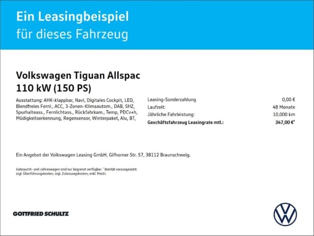 Volkswagen Tiguan 2.0 TDI Allspace DSG