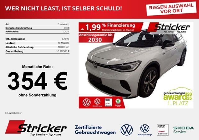Volkswagen ID.4 354,-ohne Anzahlung AHK Harman&Kardon Kamera