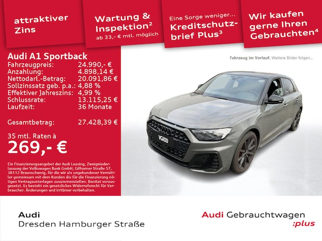 Audi A1 40 TFSI S-Line S-Tronic Sportback