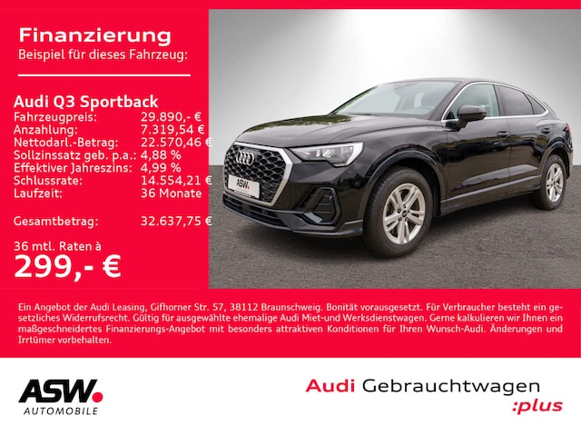 Audi Q3 40 TFSI Quattro S-Tronic Sportback