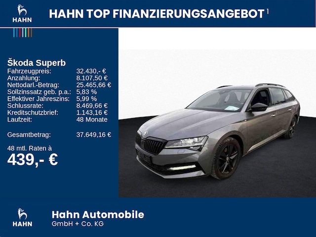 Skoda Superb 2.0 TDI 4x4 Combi Sportline