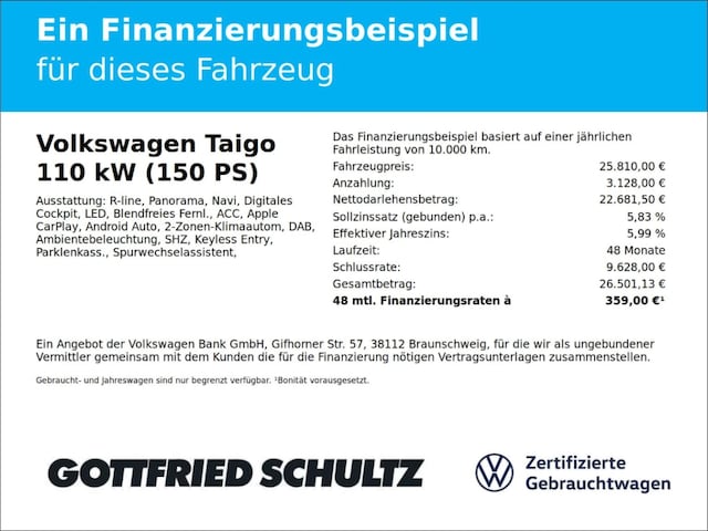 Volkswagen Taigo 1.5 TSI DSG IQ.Drive R-Line