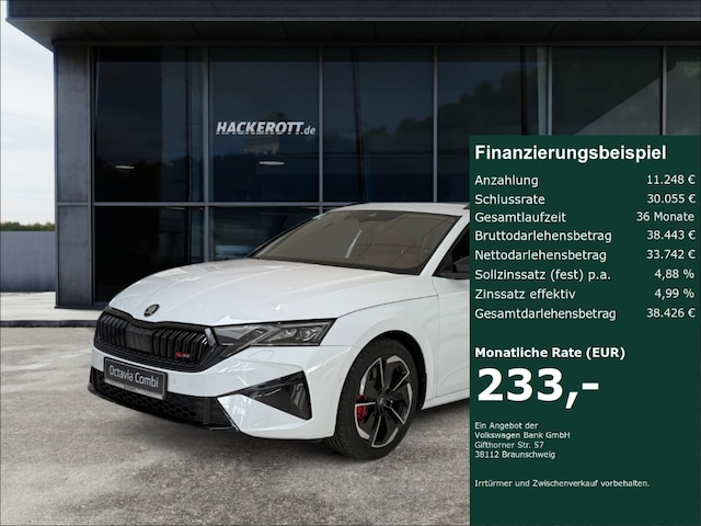 Skoda Octavia 2.0 TSI Combi RS