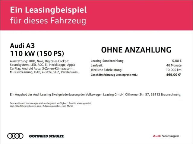 Audi A3 S-Line Sedan