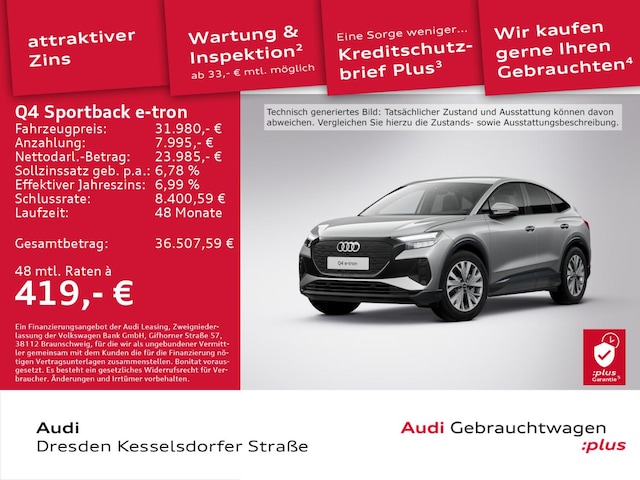 Audi Q4 e-tron 40 Sportback