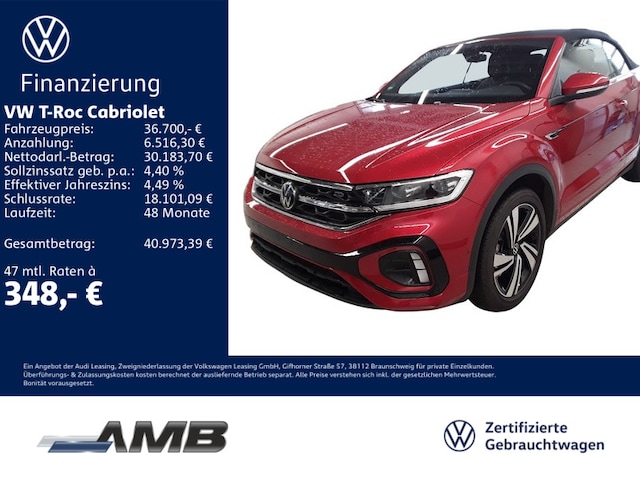 Volkswagen T-Roc 1.5 TSI Cabriolet DSG R-Line