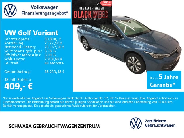 Volkswagen Golf 1.5 eTSI DSG Variant