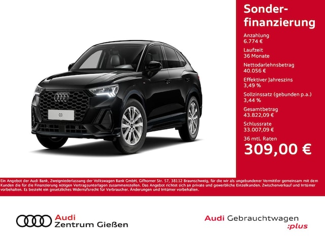 Audi Q3 35 TFSI S-Line S-Tronic Sportback