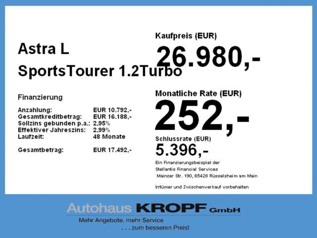 Opel Astra 1.2 Turbo