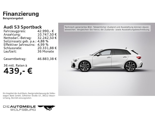 Audi S3 Quattro S-Tronic Sportback
