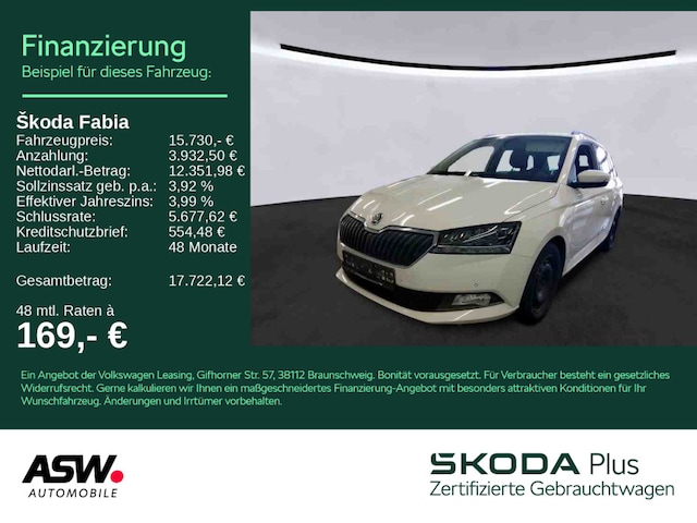 Skoda Fabia 1.0 TSI Best Combi