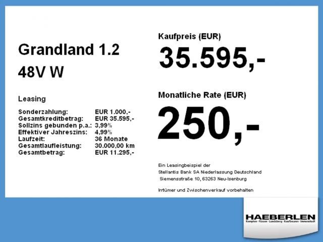 Opel Grandland X GS-Line Grand Sport