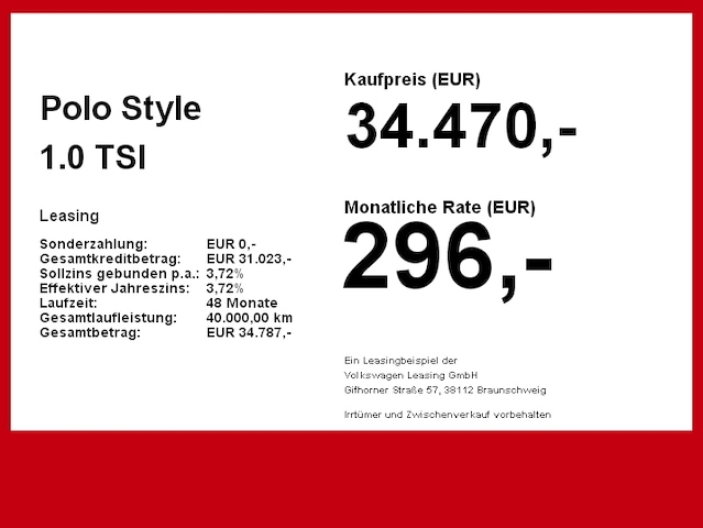 Volkswagen Polo 1.0 TSI IQ.Drive