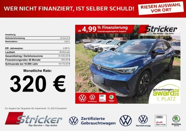 Volkswagen ID.4 150 kW 77 KWh