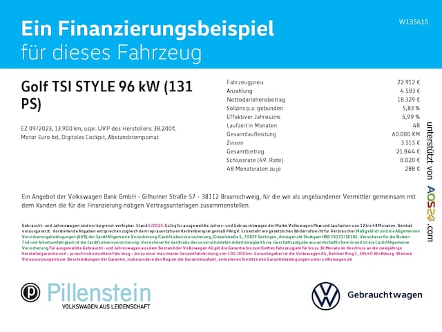 Volkswagen Golf Business Style